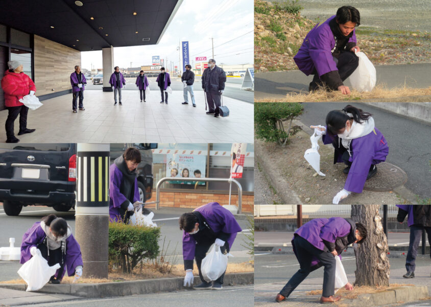 千歳通商店街 清掃活（美化活動）を実施いたしました。